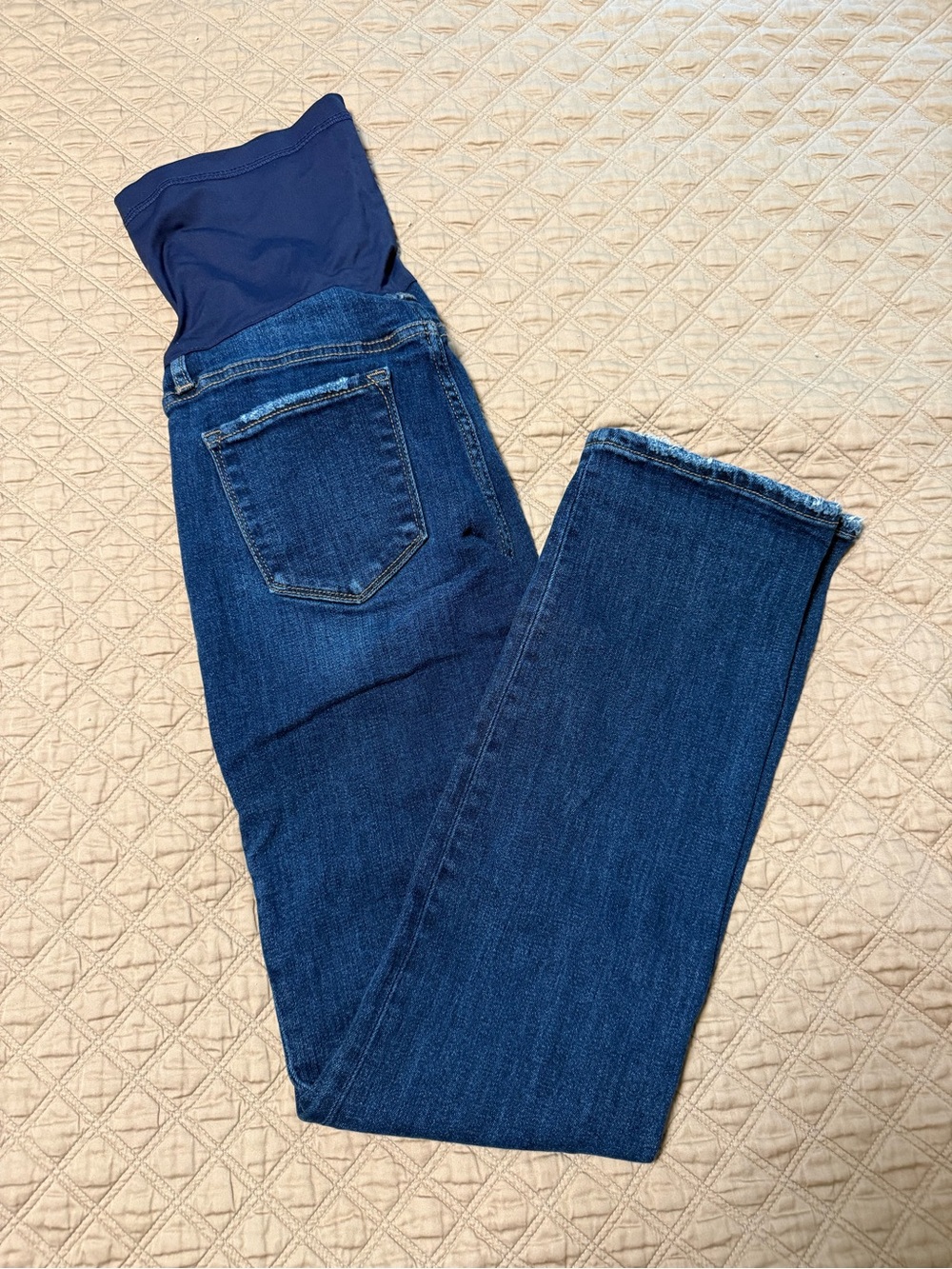 Pinkblush Dark Blue Maternity Straight leg Jeans